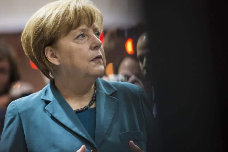 Angela Merkel trifft den Kaiser