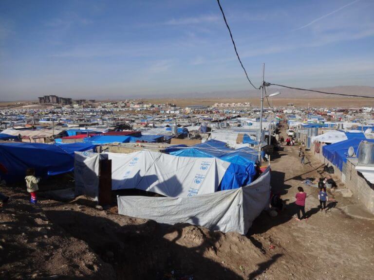 Flüchtlingscamp für Menschen aus Syrien